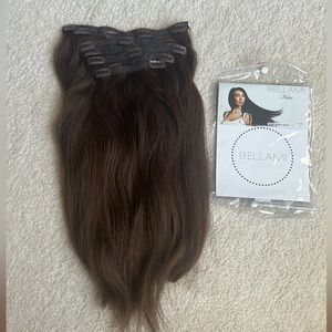 Bellami PICCOLINA 120G 18" CHOCOLATE BROWN (4) HAIR EXTENSIONS